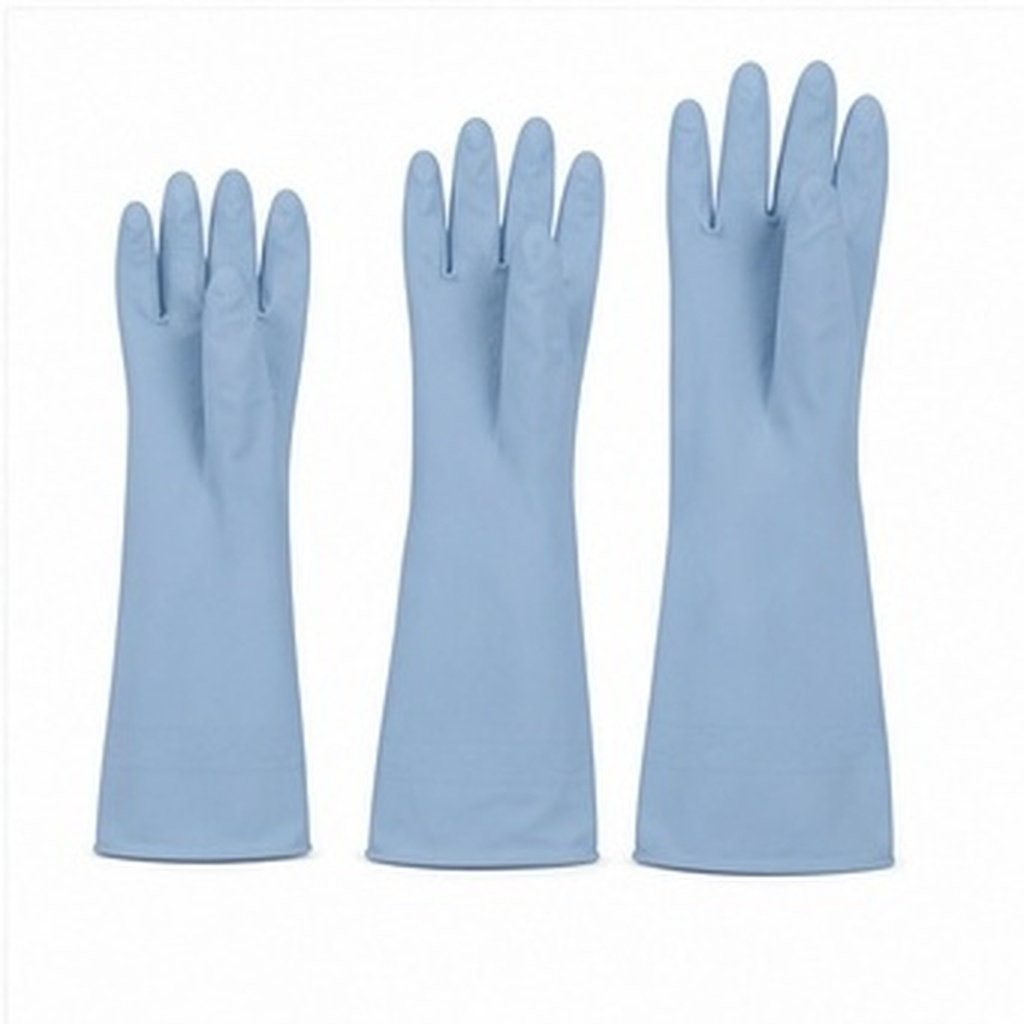 Dish Glove Rubber - 3 paar lange, waterdichte rubberen handschoenen