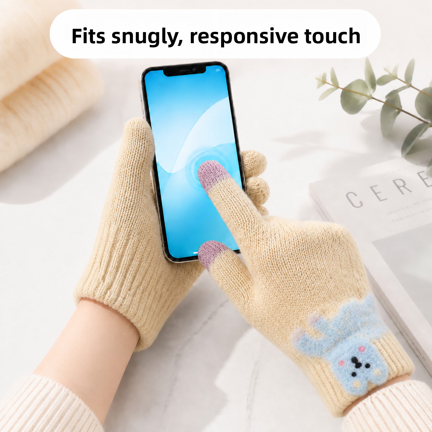 Schattige Dachshund touchscree - Wool Glove Lined recensie en prijs