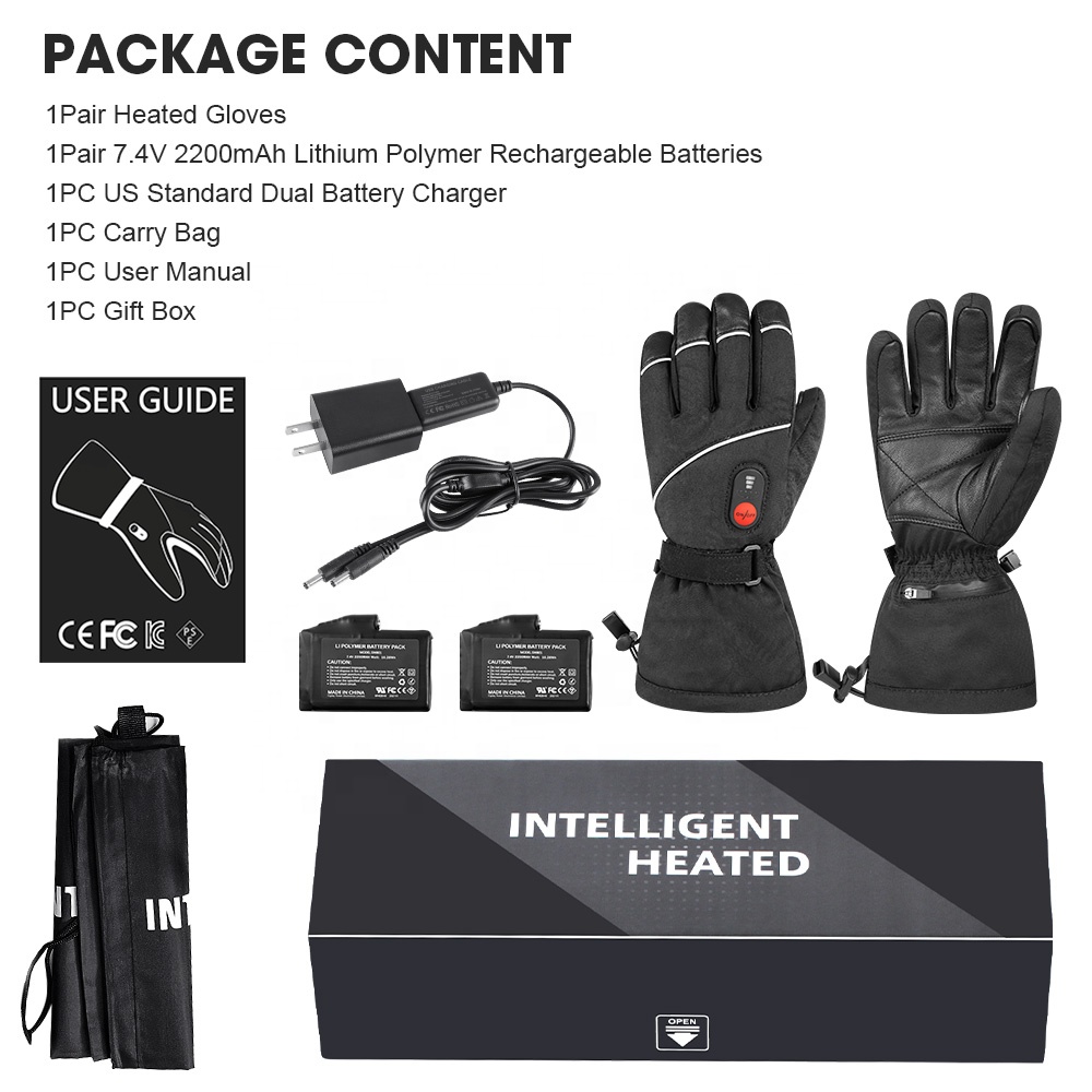 Op maat gemaakte, verwarmde ha - Ski Glove Waterproof recensie en prijs